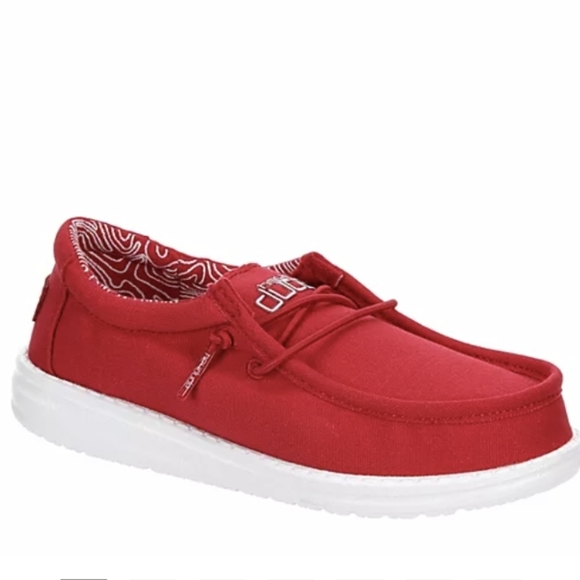 HEY DUDE WALLY YOUTH RED - Picture 6 of 7